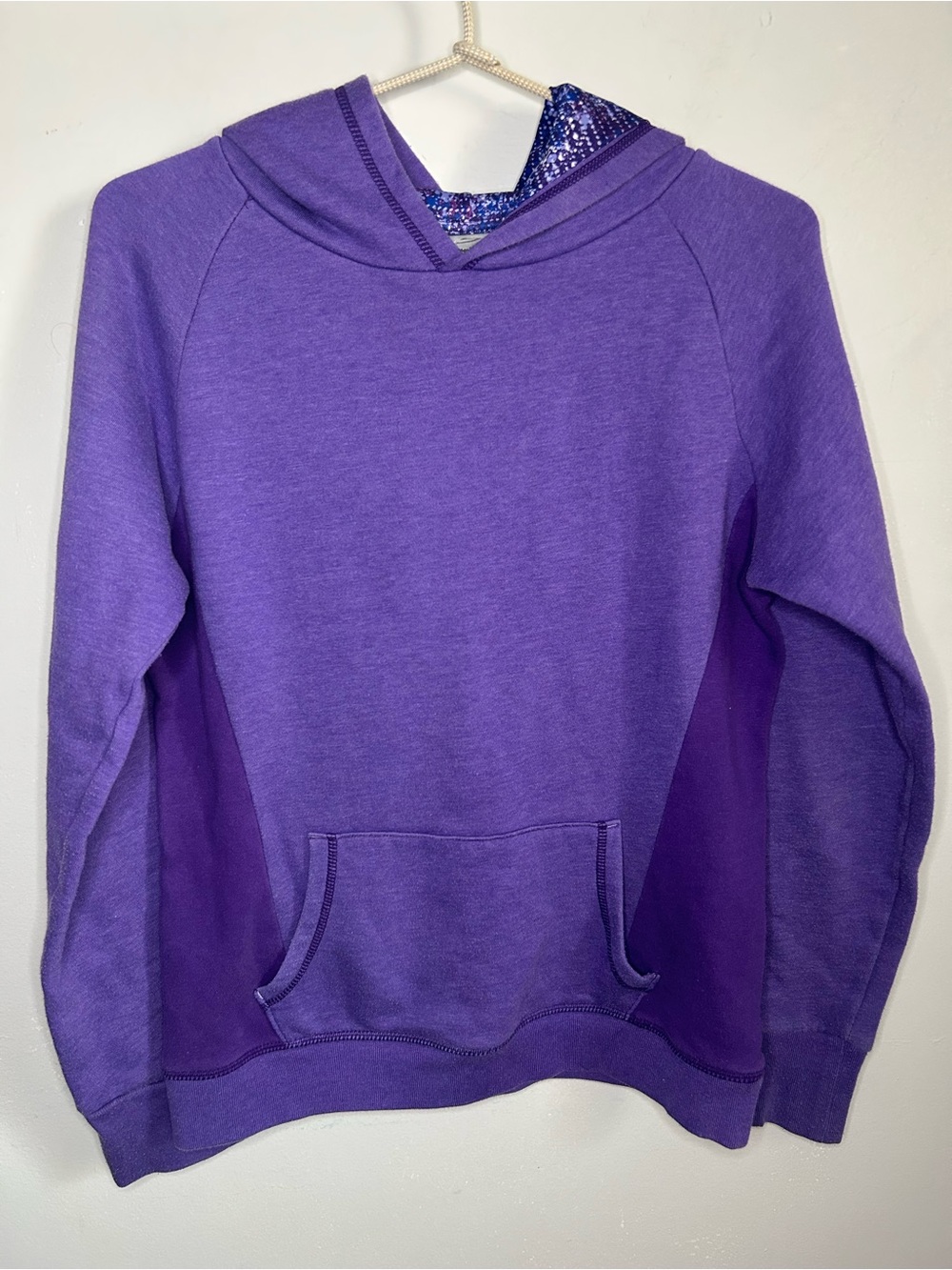 Girl’s Classic Champion Kangaroo Pocket Athleisure Pullover Activewear Hoodie